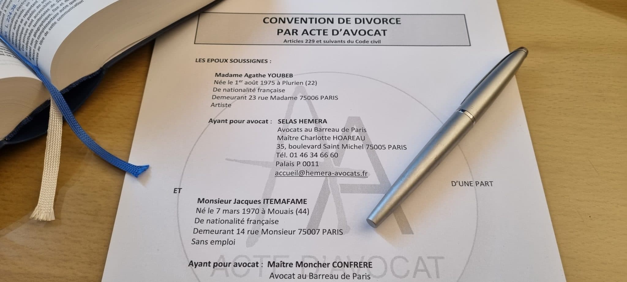divorce, DIVORCE AMIABLE, PAR CONSENTEMENT MUTUEL, Hemera Avocats